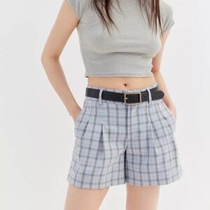UO Kennedy Plaid Menswear Short